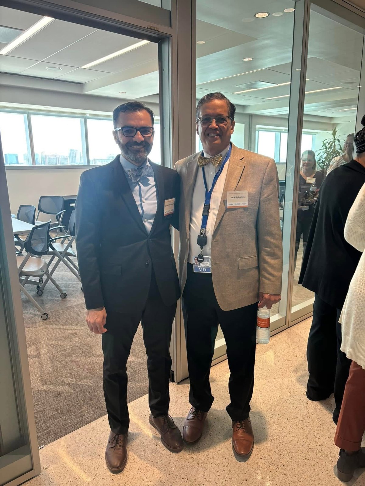 Dr. Khorshid Mohammad with Dr. Luis Bello-Espinosa