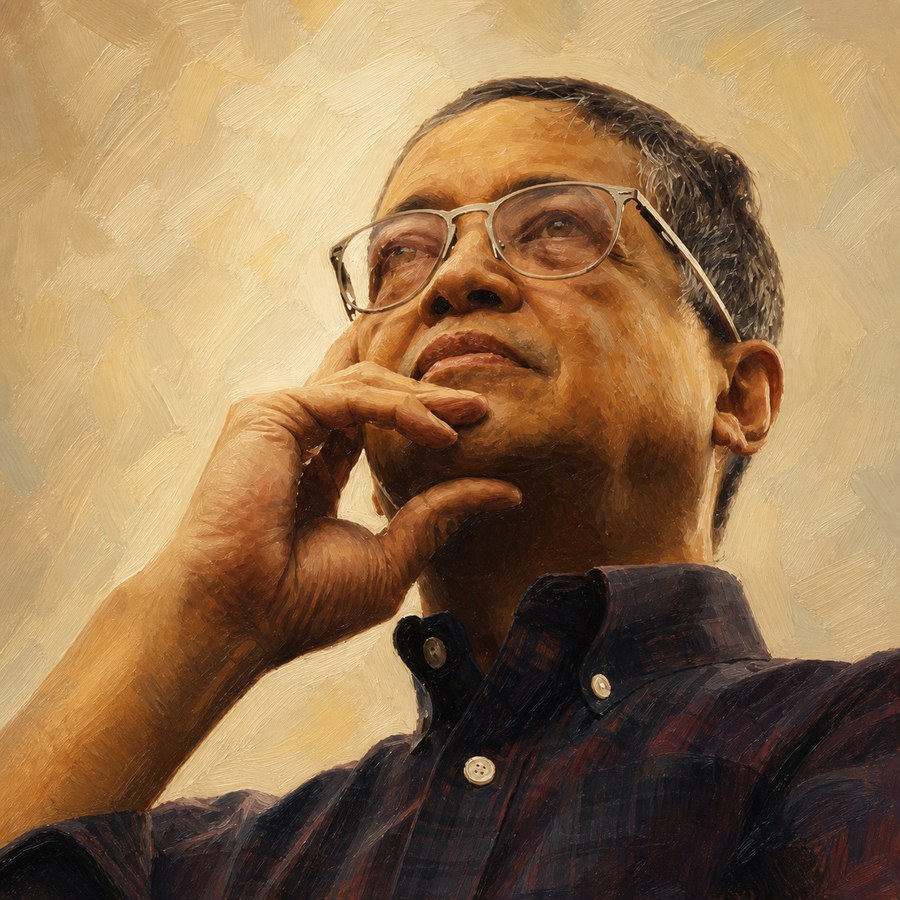Painted portrait of Dr. Luis Bello-Espinosa